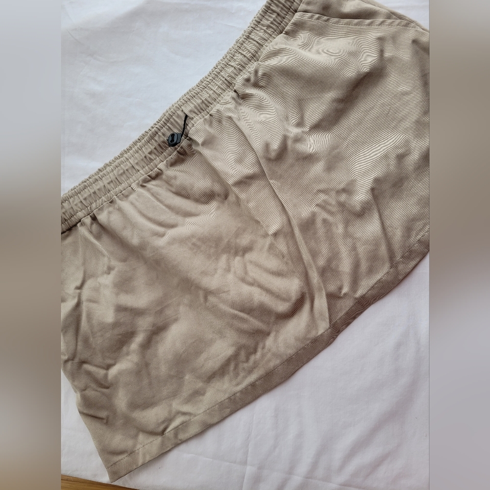 Plus Size Boohoo Tan Mini Skirt
